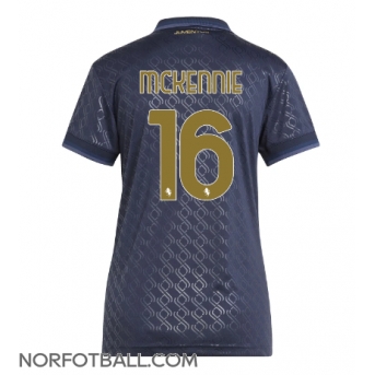 Billige Fotballdrakt Juventus Weston McKennie #16 Replika Tredjedrakt Dame 2024-25 Kortermet